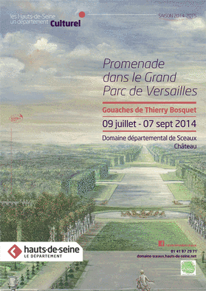 Le Grand Parc de Versailles. Gouaches de Thierry Bosquet Rtemag10