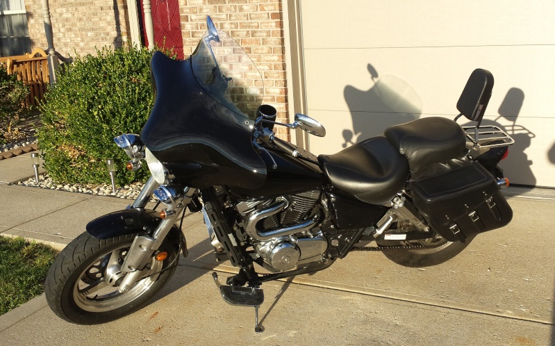 My 2004 VZ800 with batwing fairing 20140912