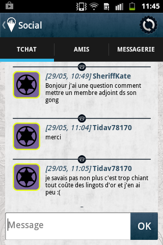 [Android] Bug tchat global, signalement Sc201410
