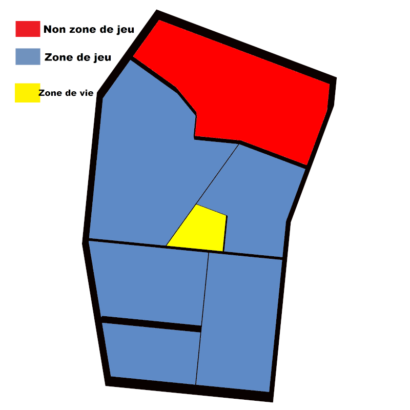 Plan du terrain par zones Terrai11