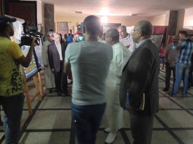 معرض رسوم لاسماء الله الحسنى وسهرة مع فرقة كورال مقامات في ليالي رمضان 10550910