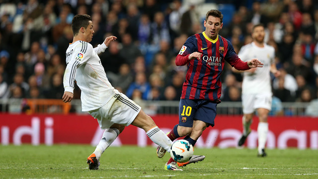 برشلونة وريال مدريد يتقابلان في كلاسيكو الليغا أواخر أكتوبر 2014-014
