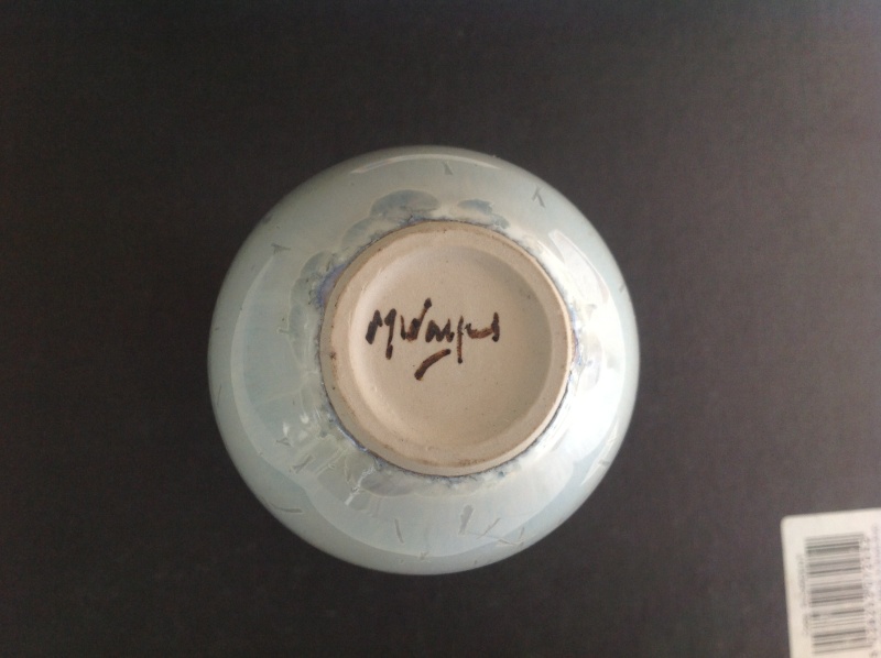 Mark Walford, crystalline glaze, signed  2014-098