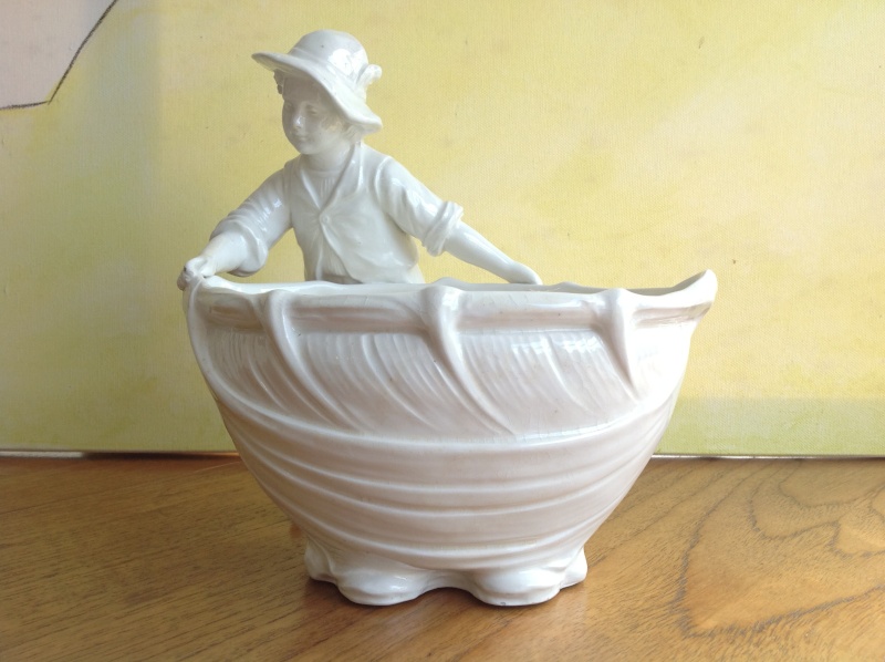 8" Figural planter/vase with marks 2014-191