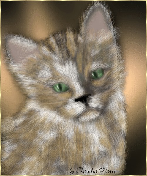 Paintings ( mit dem digitalen Pinsel oder malen mit der Maus) Katze_10
