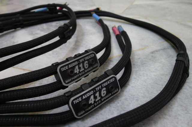 TICE AUDIO 416 Speaker Cable - 2.5m pair (SOLD) P1080912