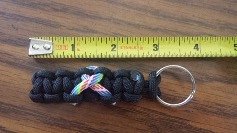 For sale: handmade animal abuse awareness paracord bracelets and key chains 20140518