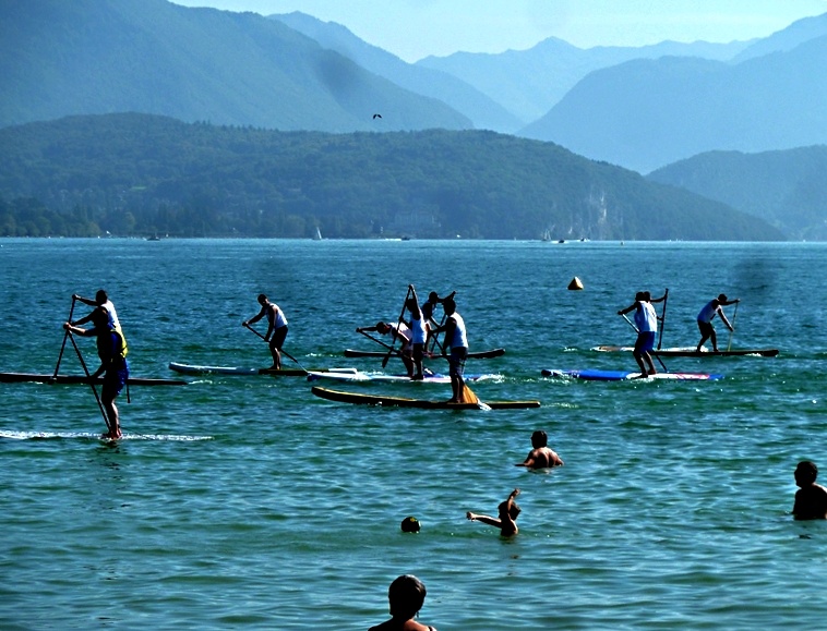 Compet de Paddle sur le lac d'Annecy P1030412