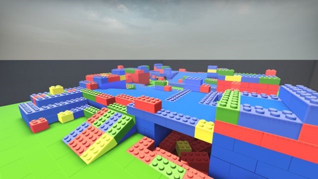 Modder está criando um mapa de Counter-Strike feito inteiramente de Lego 10225812