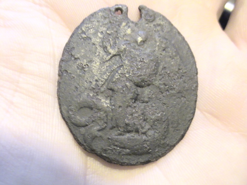 Médaille belge - Joseph Clément de Bavière 1694-1723 - Médaille de la Confrérie de Saint-Michel Dsc01864