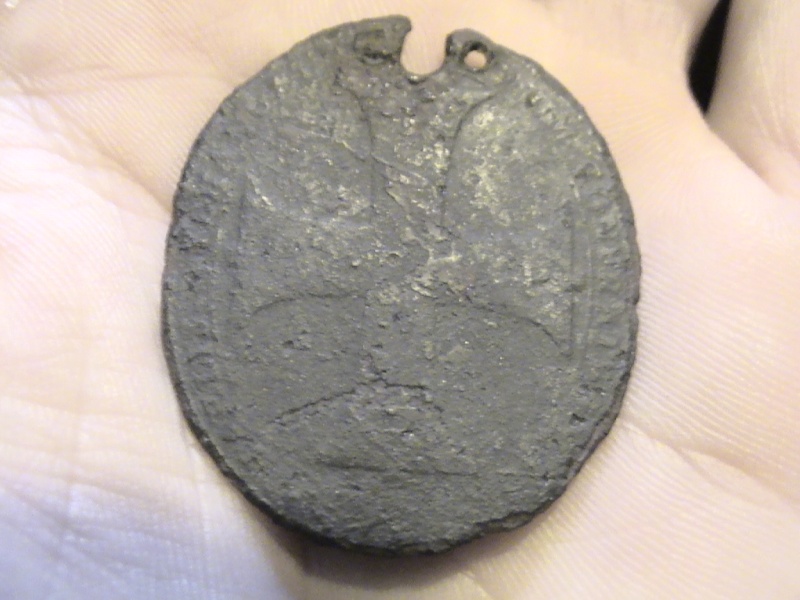 Médaille belge - Joseph Clément de Bavière 1694-1723 - Médaille de la Confrérie de Saint-Michel Dsc01865