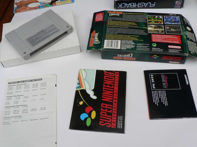 Estim Jeux SNES Boite et Master System Boite + Carte Zelda P1120223