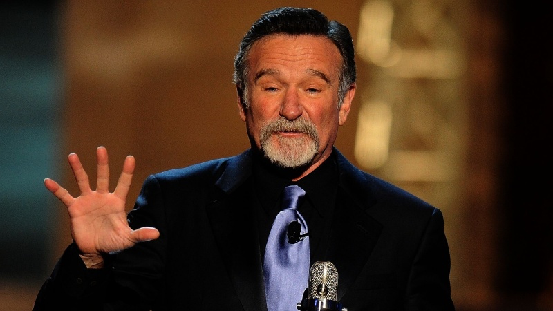 Robin Williams: hands of a crazy comic genius! Robinw11