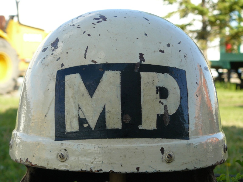  Canadian first pattern fiber Dispatch Rider helmet flashed to the Military Police Pictur29