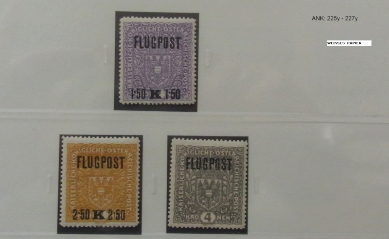 FLUGPOSTMARKEN-AUSGABE 1918 Ank_2212