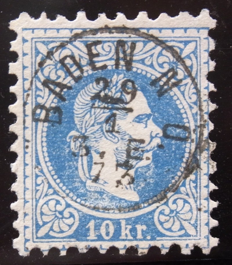 1867 - Fingerhutstempel auf Freimarkenausgabe 1867 Ank_3813