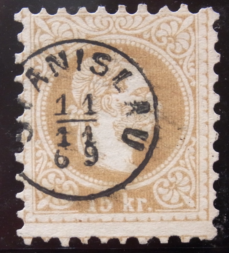 1867 - Fingerhutstempel auf Freimarkenausgabe 1867 Ank_3910