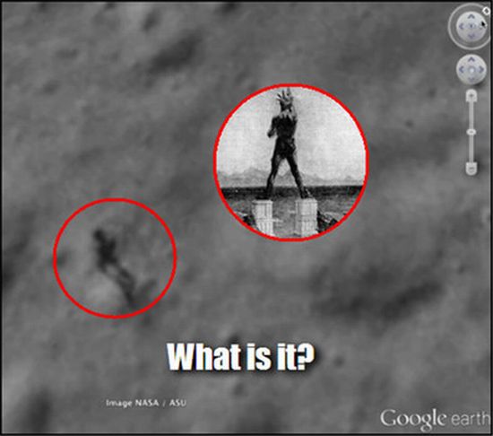 ¿Figura humanoide en la Luna? Coloso10
