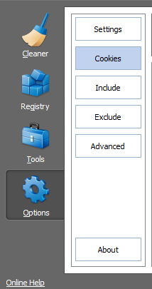 Clearing Cookies and Cache Cclean13