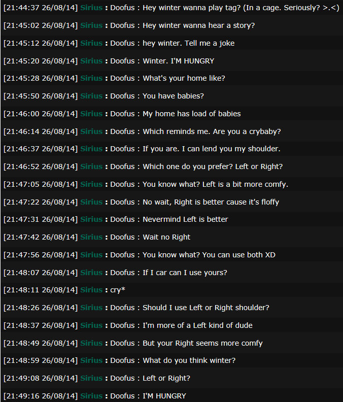 Meanwhile in the Chatbox... - Page 2 Doofus10
