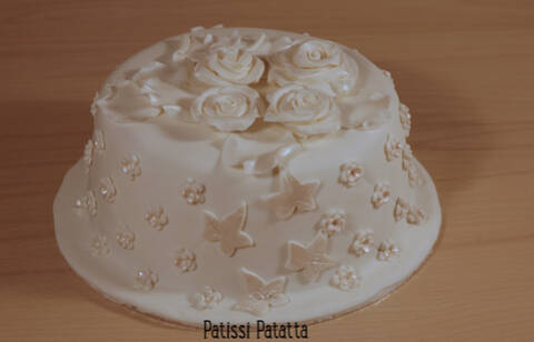 Gateau Blanc Et Argent Gateau Blanc Et Argent