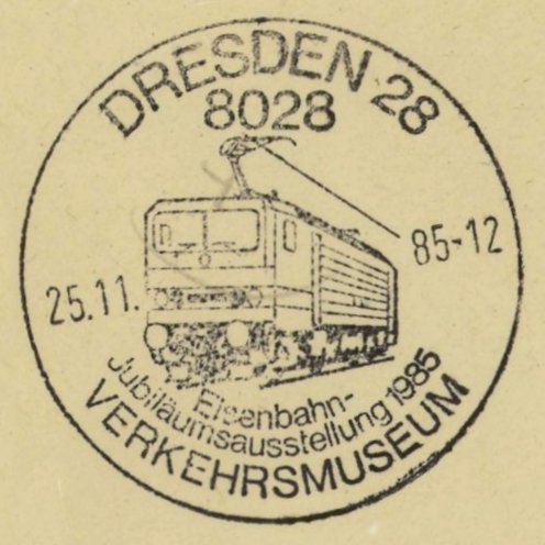 Sonderstempel der DDR Dresde10
