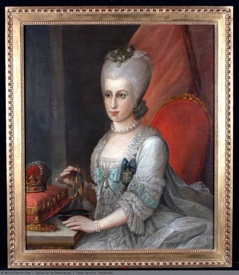 Portraits de Marie-Caroline, Reine de Naples, soeur de Marie-Antoinette Antics10