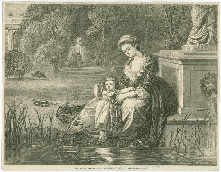 Gravures représentant Marie-Antoinette avec ses enfants Index10