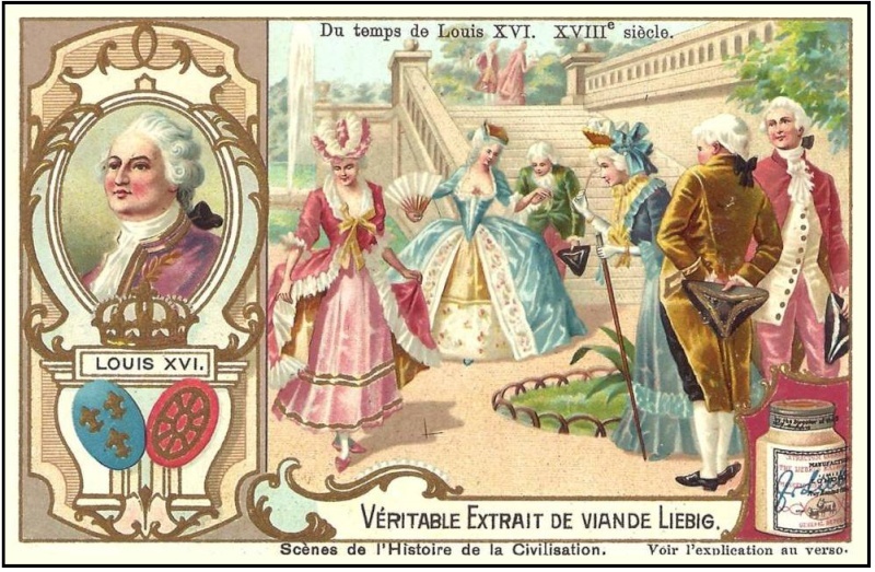 Le XVIIIème siècle dans les chromolithographies du XIXème Louis210