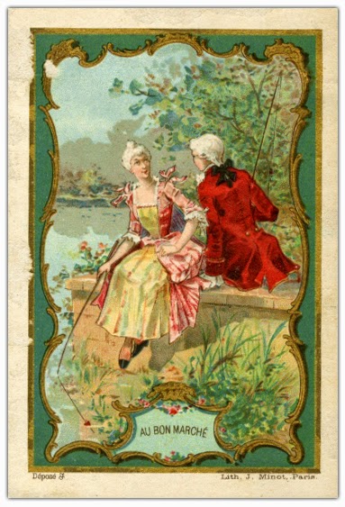 Le XVIIIème siècle dans les chromolithographies du XIXème Louisx15