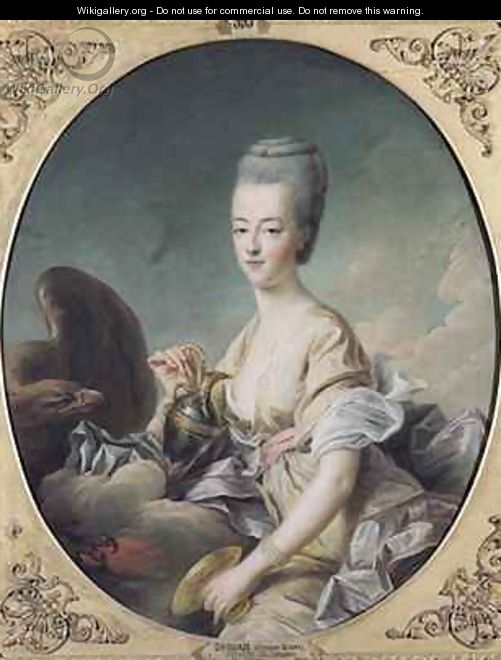 Portraits de Marie Antoinette - Le réalisme de Drouais Painti10