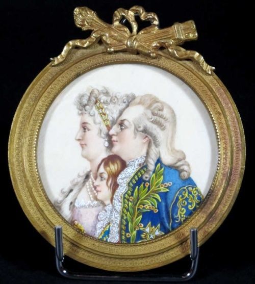 Miniatures XIXe représentant la Famille Royale Tumblr49