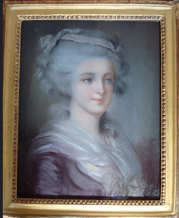 Le portrait de Marie-Antoinette qui se trouve à l'Hôtel Caron de Beaumarchais Zcar10