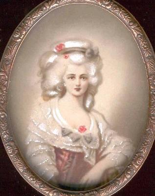Miniatures représentant Marie-Antoinette du XVIIIème siècle (généralités) Zmi10