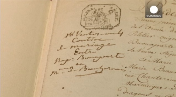 Le contrat de mariage de Joséphine et de Bonaparte aux enchères Znapo_10