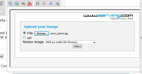 Adding Images to your Posts Host_i12