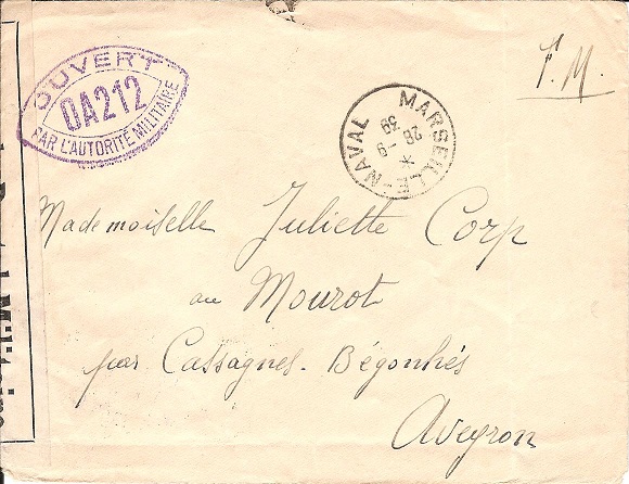 Bureau Naval N° 11 de Marseille Marsei10