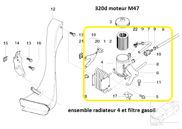 [ BMW E46 320d M47 an 2001 ] Ne démarre plus mais démarreur et batterie OK 13_m4710