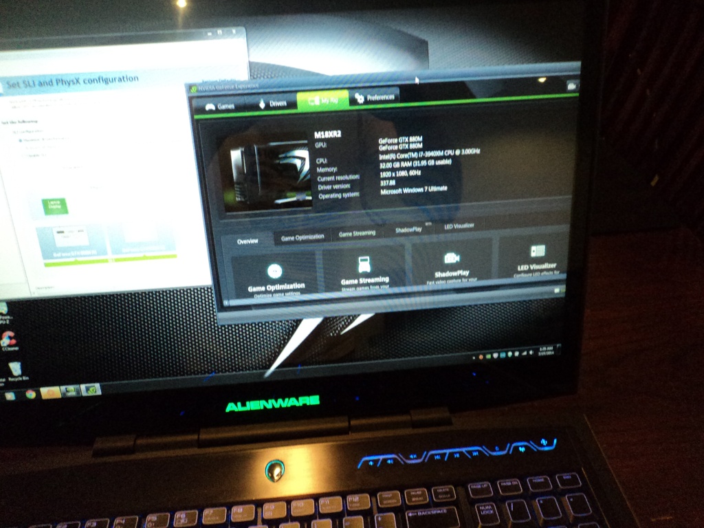 F/S F/T ALIENWARE M18XR2 3940XM 880M SLI Dsc00912