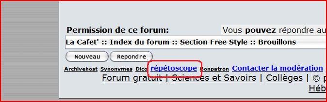  - Répétoscope : votre secret pour éviter les répétitions ! Rapato10