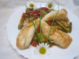 Ratatouille aux aiguillettes de poulet. + photos. Img_0427