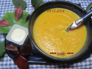 Soupe à la citrouille et carottes.+ photos. Img_3310