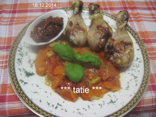 Pillons de poulet aux carottes.+ photos. Img_4712