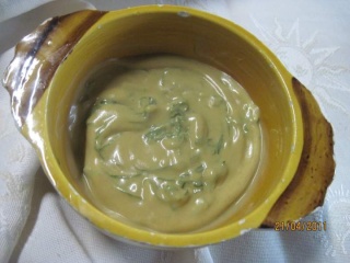 Sauce vinaigrette aux feuilles de menthe citronnées + photos. Sauce_10