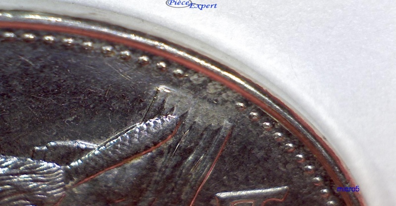 2004P - Coin Obturé, Denticule & Ligne d'eau (Filled Die) 5_cen138