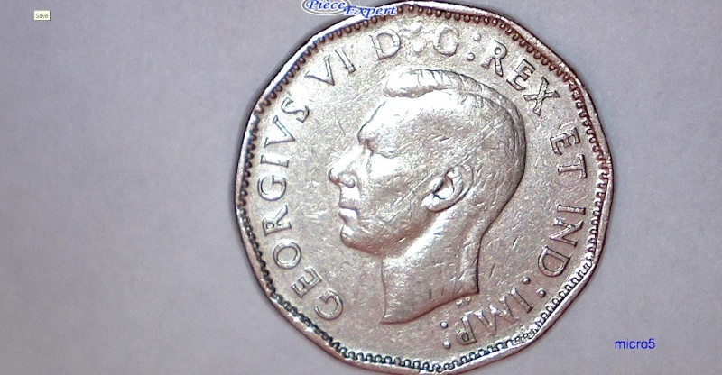 1947 - ML, Coin Obturé Légende Avers 5_cen179