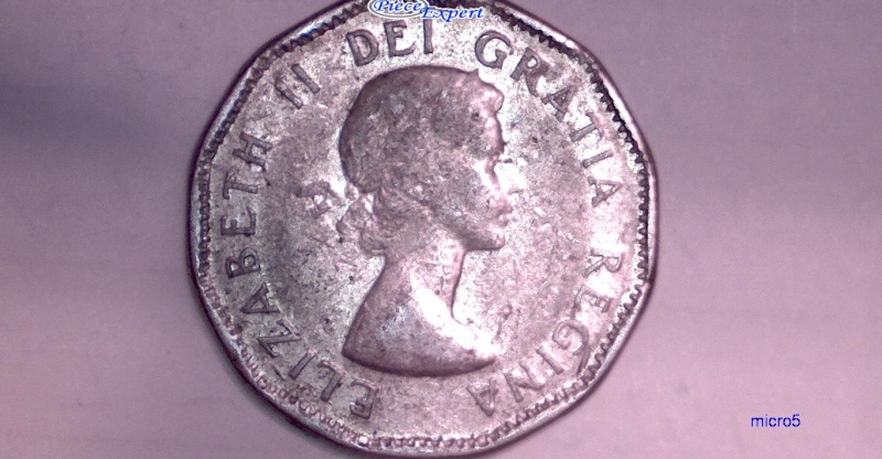 1956 - Coin obturé sur Canada NA 5_cen203