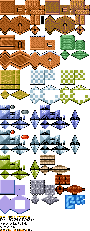 Super Mario Bros 3 Ultra tileset Superd10