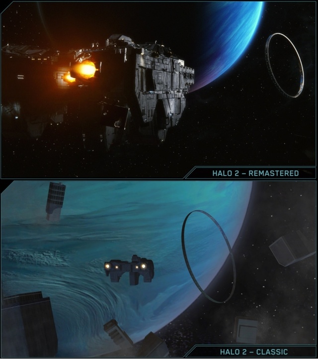 Imagens de Halo 2 na versão para Xbox contra a versão para Xbox One 1027x-11