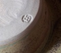 Raku stoneware bowl JBS - possibly John Brooke-Steel 100_1678